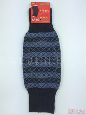 【豪帆加厚保暖菱格提花羊絨襪套防寒保健護(hù)膝加長(zhǎng)針織護(hù)腿廠家直銷(xiāo)HX-302】義烏市豪帆針織廠 - 產(chǎn)品庫(kù)